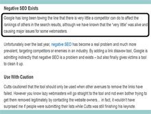 Negative SEO